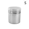 Edelstahl Kaffee Shaker Kakao Schokolade Mehl Puderzucker Sieb Filter Schaumspray Küche Kuchen BBQ Küchenhelfer mit Deckel