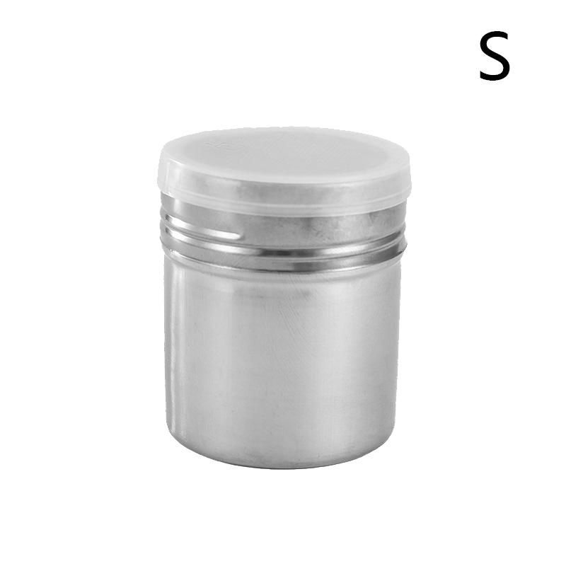 Edelstahl Kaffee Shaker Kakao Schokolade Mehl Puderzucker Sieb Filter Schaumspray Küche Kuchen BBQ Küchenhelfer mit Deckel