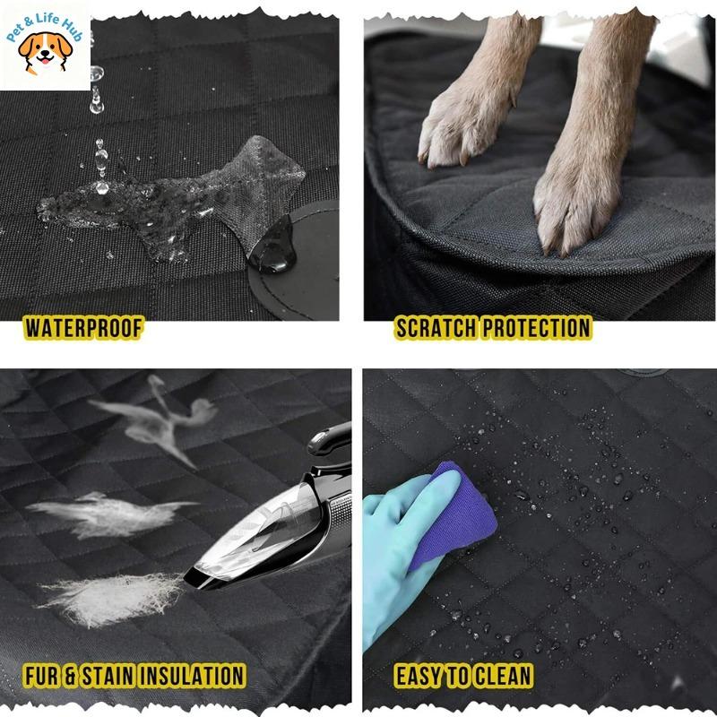 100% Wasserdichte Hund Autositzbezug Haustier Katze Transportbox Matte Vordersitzschutz für Autos LKW SUV Haustierzubehör