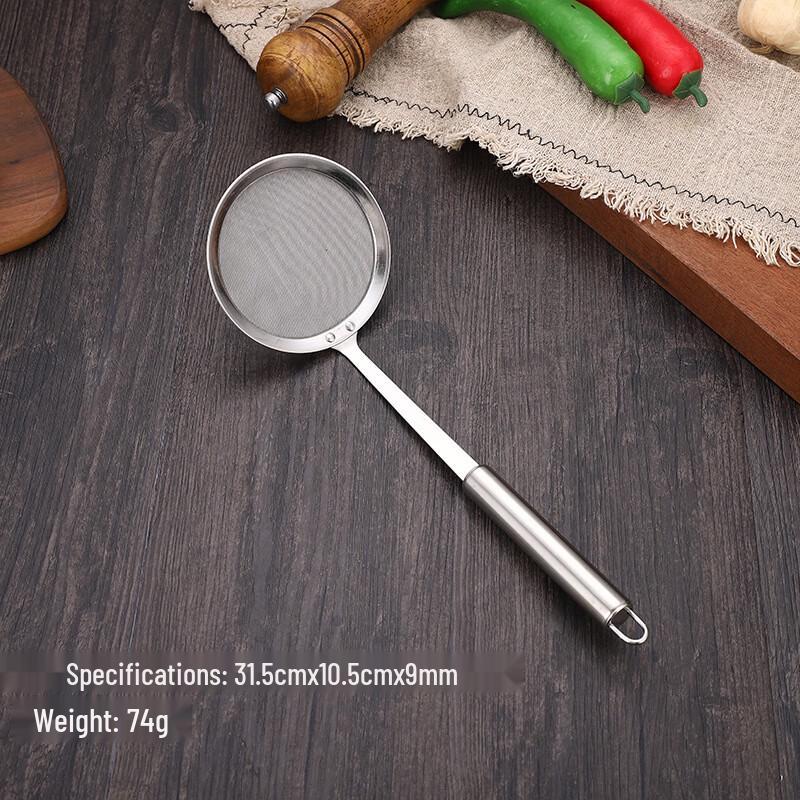304 Stainless Steel Round Handle Mesh Strainer Set