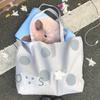 [10th Reorder] PVS Dot Button Bag / Light Grey