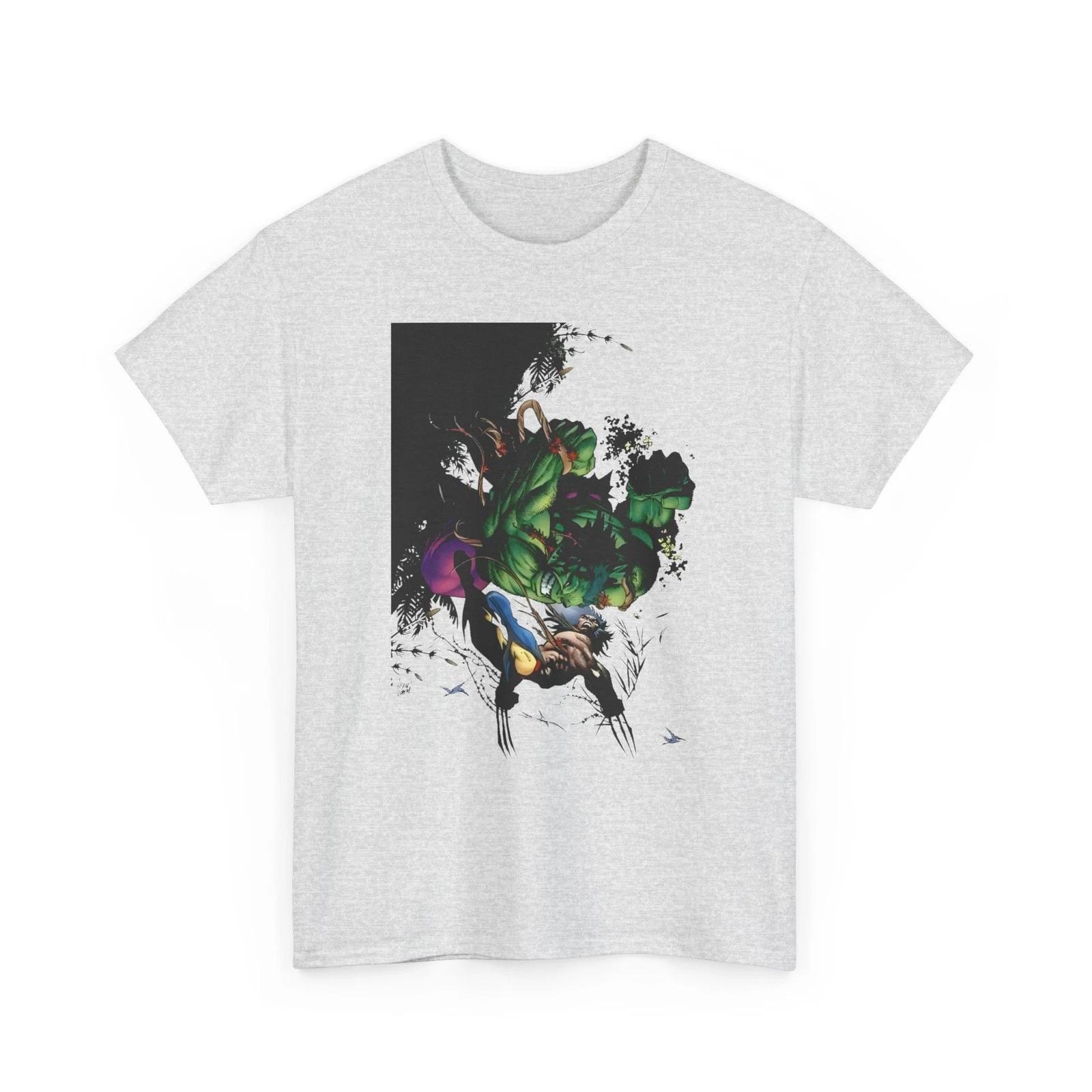 Wolverine Vs Hulk T-Shirt - Adam Kubert Art - Marvel Comics - Logan, X-Men XXXL