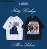 Tricou Zahide Merch 100% Bumbac Femei Unisex Vara Gât Rotund Mânecă Scurtă Tricou Amuzant cu Grafică Tricou cu Mânecă Scurtă Haine Y2K