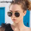 Vintage Round Sunglasses Men  Luxury Brand Designer Gothic Punk Sun Glasses For Women Retro Steampunk Shades Eyewear UV400