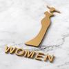 Acrylic Bathroom Door Stereoscopic Pattern Men'S And Women'S Bathroom Signs Public Toilet Signs