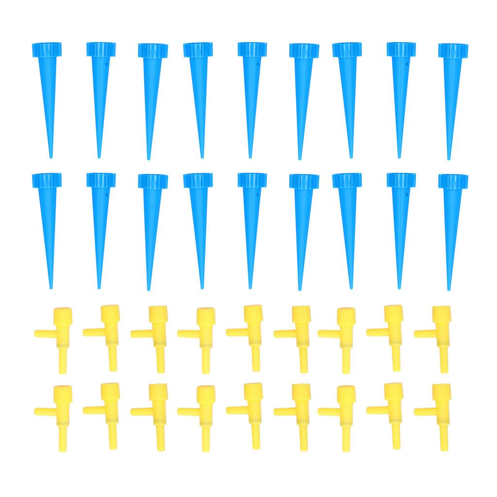18PCS Self Watering Spikes Automatic Plant Watering Devices with Control Valve SwitchBlue