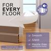1M Door Bottom Sealing Strip Under-Door Sweep Weather Stripping Light Noise Dust Blocking Windproof Door Stopper Door Bottom Gap Filler Strip