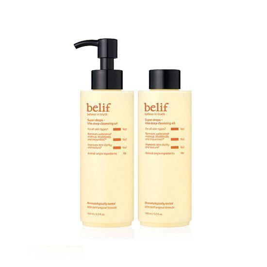 NEW Belif Super Drops Vita Deep Cleansing Oil 150ml 1+1 Promotion