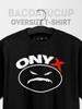 Oversized T-Shirt with Onyx Print