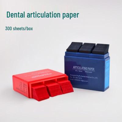 Dental Articulating Paper, Red & Blue Disposable Mix, Oral Consumables