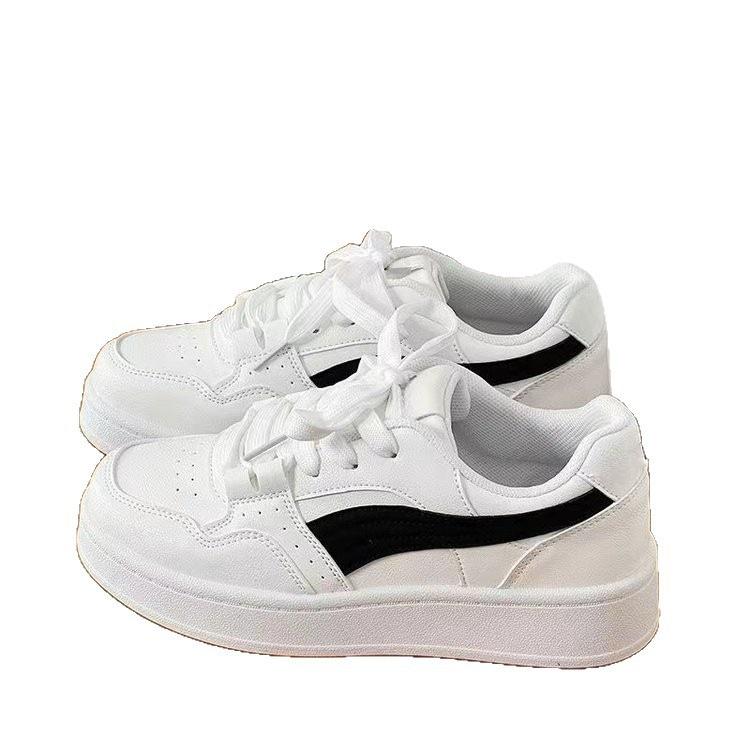 Thick-soled Breathable Little White Shoes Women's 2025 Autumn New Versatile Student Ins Tide Campus Style Casual Sports Shoes