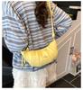 Niche design bag women's 2025 new summer leisure Korean version single shoulder crossbody croissant popular dumpling bag