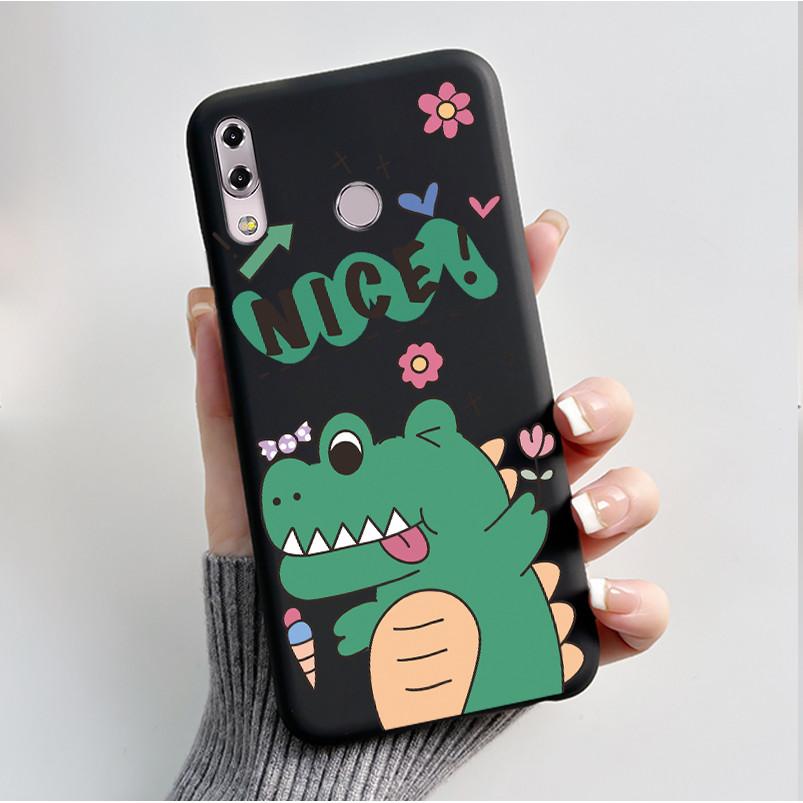 

Case For Asus ZenFone 5z ZS620KL ZenFone 5 ZE620KL Funda Soft Silicone Black Shell Cover Cute Flower Cartoon Printing Casing ZE620KL ZS620KL