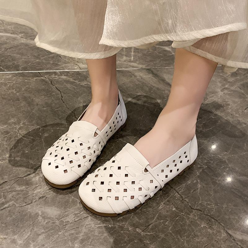 Fashion 2025 Summer New Soft Sole Single Shoes Casual Flat Sandals for Women