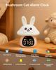 Kids' Sleep Training Alarm Clock with Night Light – [Ok to Wake] Double Alarm, RGB Light, 6 Alarm Sounds & White Noise, Rechargeable, Unisex –