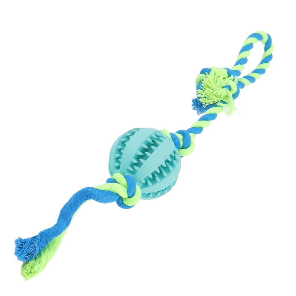 Dog Puzzle Teething Toy Bite Resistant Dog Training Treats Teething Rope Toy for Chewing Playing
