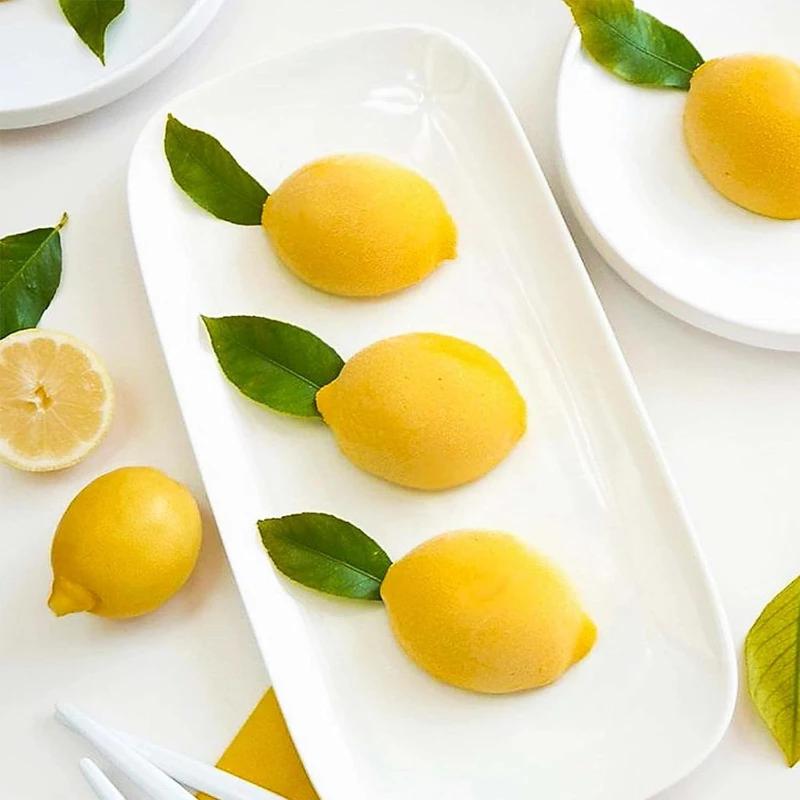 3D-Silikonform in Zitronenform, Obstform, Mousse, Kuchen, Brownies, Kuchenformen, Schokoladenformen, Kuchen, Gebäck, Backwerkzeuge, Dekorationswerkzeuge