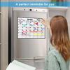 Stylish Magnetic Dry Calendar Erase Calendar Versatile Monthly Planner Reusable for Refrigerator Weekly Schedule and Memo Board
