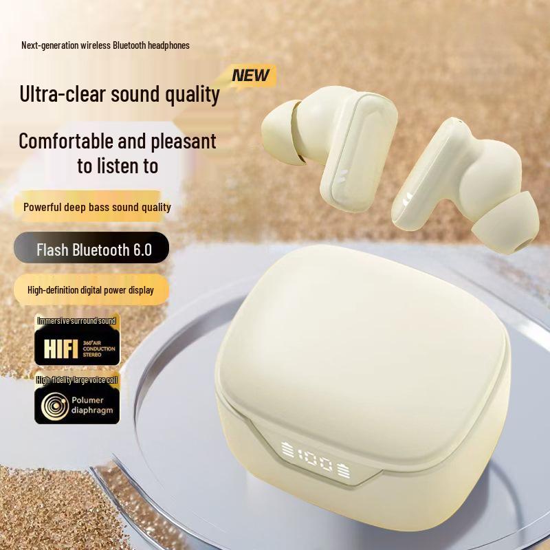 Compact Wireless Bluetooth Earbuds: Low Latency, Long Battery, Painless Fit - Ideal for Running & Music (Q92)