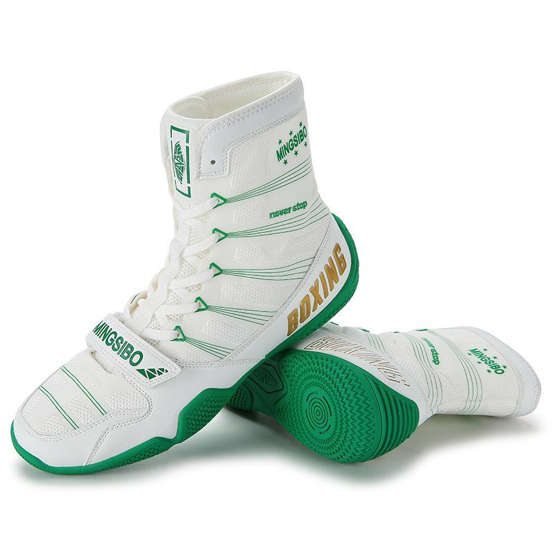 Men`s High-Top Boxing Shoes - Breathable