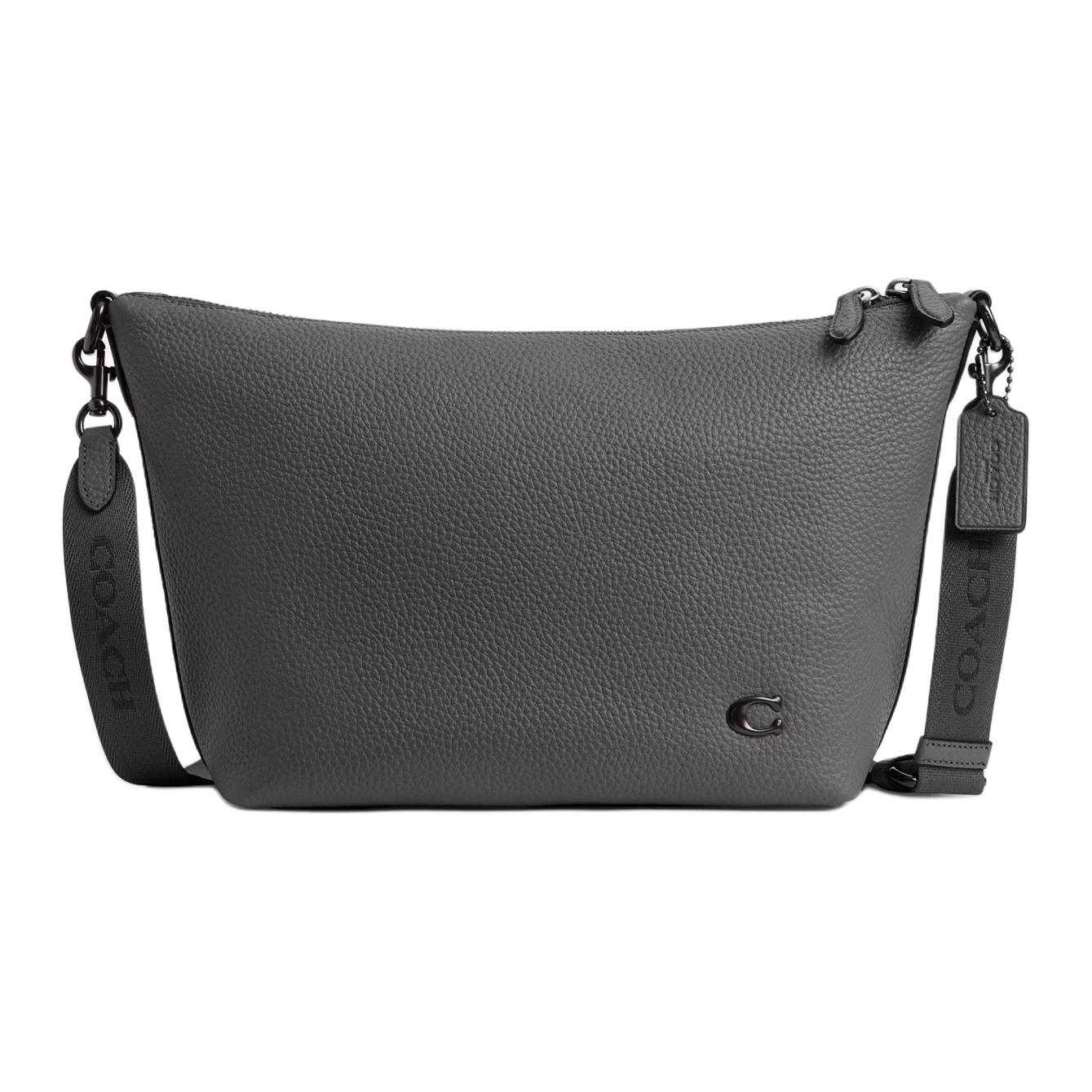 

Coach Messenger Top Zip 26 Leather Crossbody Bag Men Bags Charcoal-Gray CBF03-CHR Basic Set (Bag+Dust Bag)