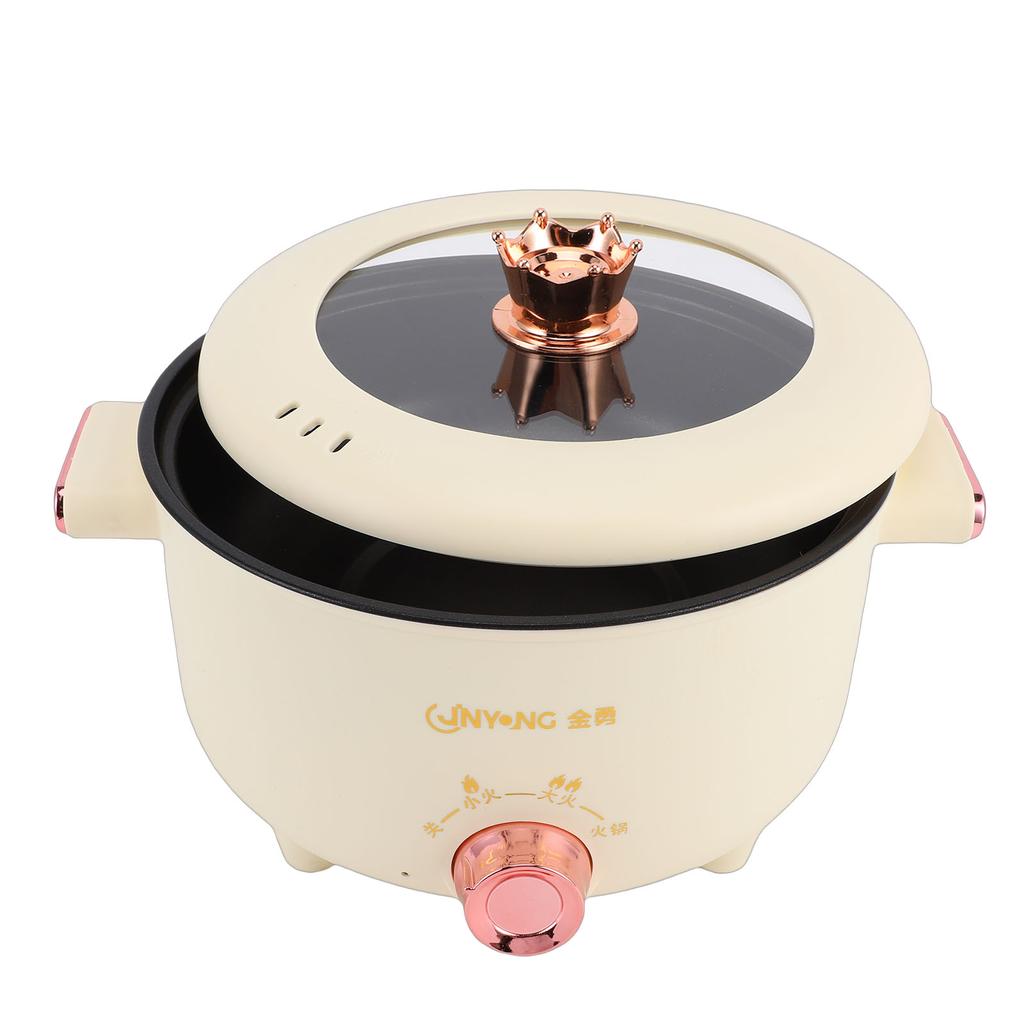 Pentola elettrica da cucina 3,5 l 3 modalità di temperatura antiaderente multifunzione cucina elettrica per cucinare a casa