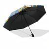 1pc Pokemon Pikachu Automatic Umbrella | Portable Foldable 8-Rib Manual Open, Cute Halloween & Christmas Gift for Outdoor, Casual Accessory, Durable C