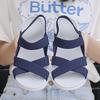 Women's Summer Sandals Casual Shoes Lightweight Breathable Comfortable Soft Soled Beach Shoes Soft Bottom Elastic Band Sandals