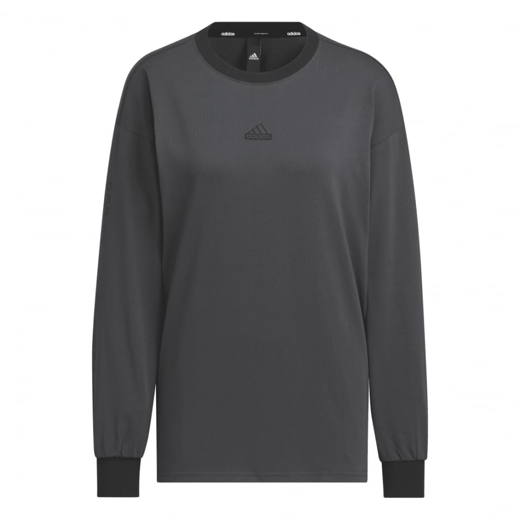

Adidas JSY07 Carbon Long Sleeve with Words Size M Women s T-Shirt (IM8709),