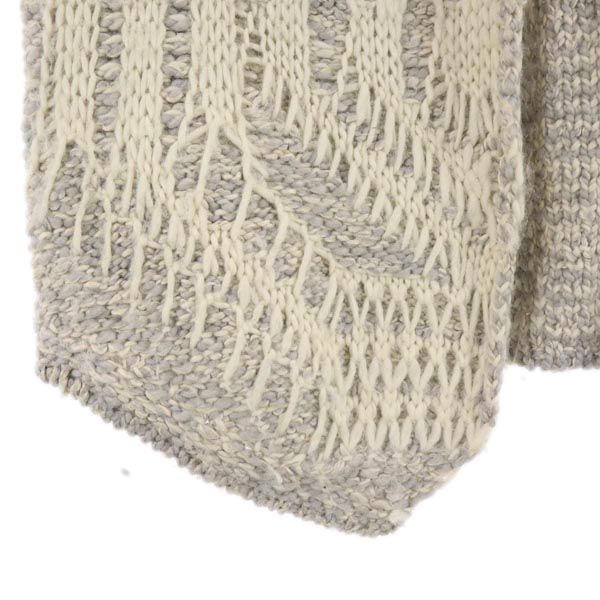 Soe Made In Japan Wool Blend Knit Vest M Gray Women Used