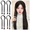 1Pcs Durable Ponytail Wig Headband Synthetic 45cm Hair Wig Piece Long Braid Women Headdress Party Styling Accessories