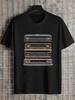 1pc Vintage Truck Grilles Stacked Black Background T-shirt
