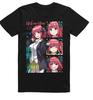 Unisex Mode Paar Stil T-Shirt Geeignet Anime Merch für Fans von Nino Nakano aus The Quintessential Quintuplets T-Shirt
