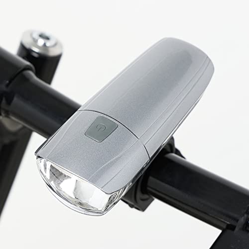 Captain Stag Y-4850 Bicycle LED Headlight Gray