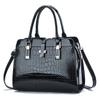 Fashi Large Capacity Women Tote Bag Patent Leather Top Handle Purse Casual Large Ladies Shoulder Bag Ladies Luxury Handbags