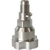 Spray Gun Adapter for SATA Minijet 3000B Jet1-4 Connects No-Clean Paint Cup | Alloy, 10mm X 1.0mm Thread, Connects Disposable Gun Pot