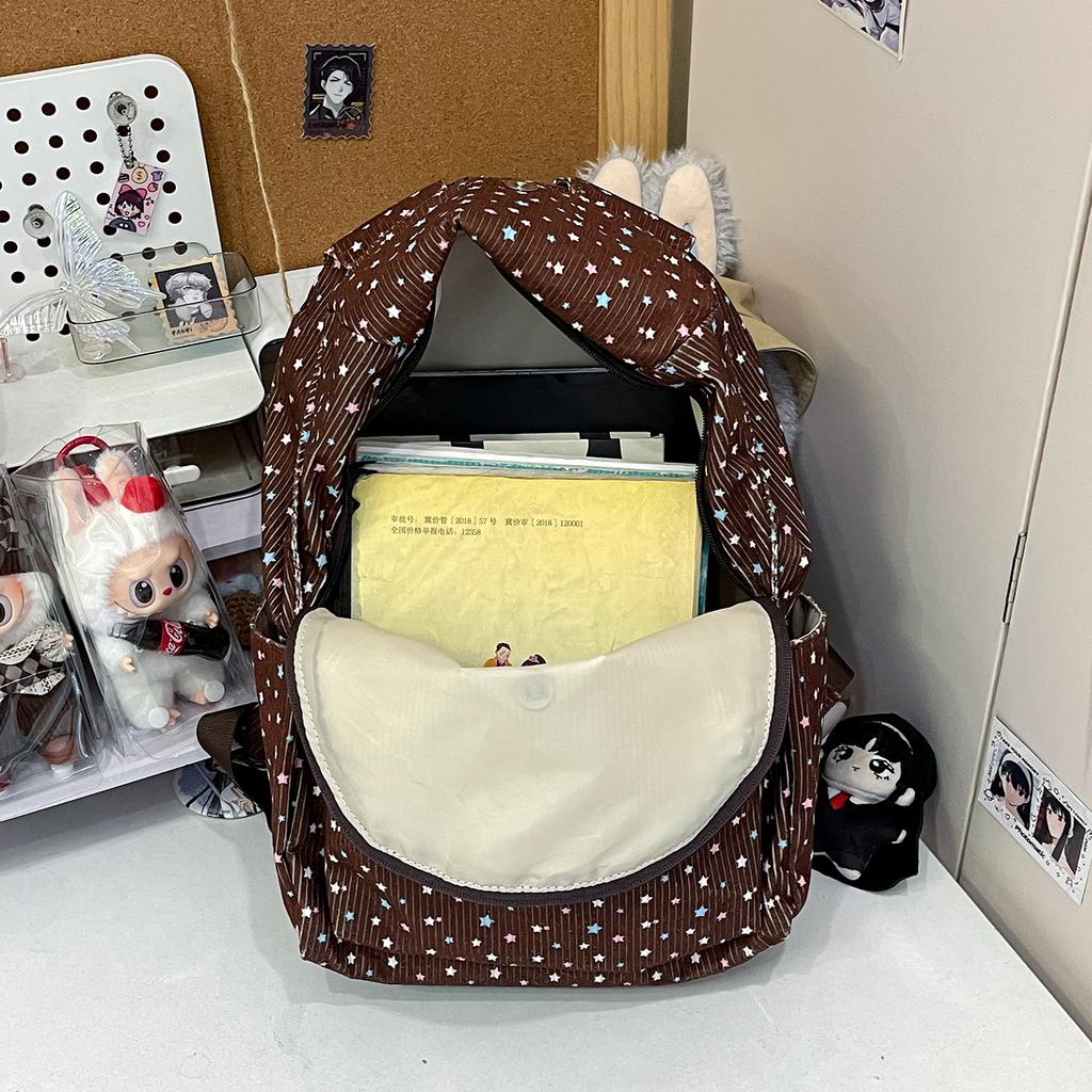 Schoolbag Haiyan Qingyu Rabbit Ears Star Language School Bag Student Party Fresh Soft Girl Style Leisure Travel Daily Versatile Backpack
