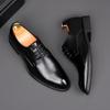 Fashion New Fashion Men's Dress Leather Shoes Male Luxury Designer Black Glossy Loafers Wdding Prom Homecoming Footwear Zapatos Hombre