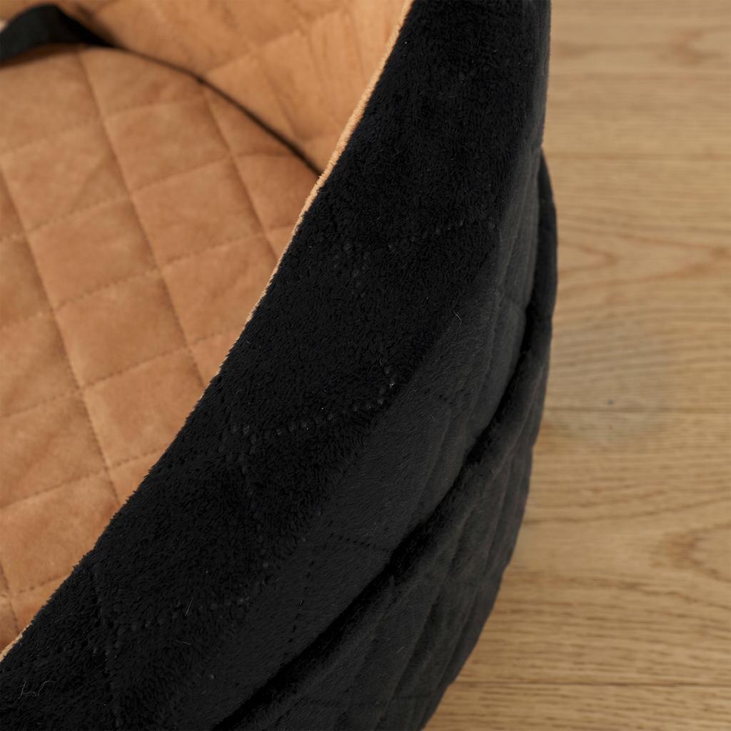Dog Car Seat Detachable Washable for Small Breeds Under 10kg Brown