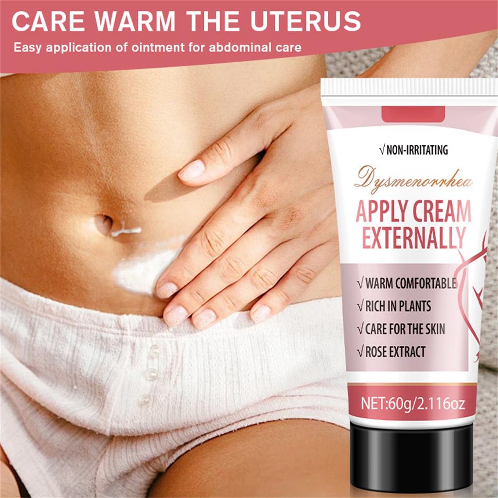 Abdominal Heating Cream 60g, Warm And Warm Abdomen Moisturizing And Hydrating, Moisturizing, Lightening Fine Lines And  Burning Cream