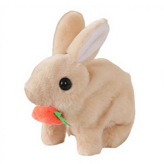 1/3Pcs Electric Plush Bunny Toy with Carrot Interactive Shaking Ears Jumping Rabbit Plushie