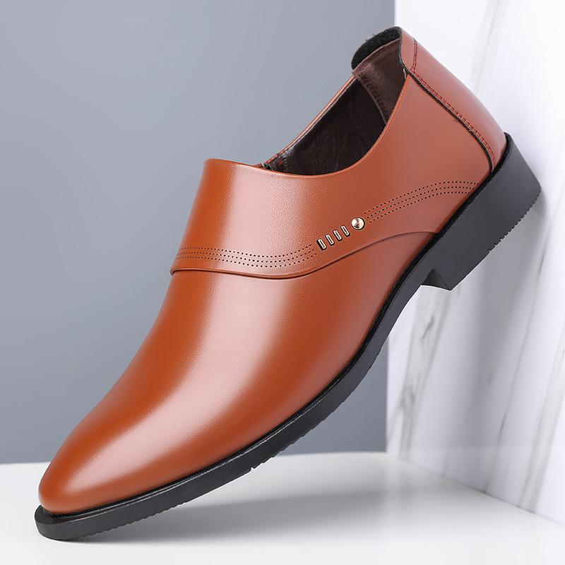 Fashion Luxury Men's Leather Shoes Classics Business Casual Shoe Dress Designer Loafers for Men Formal Dress Shoes Oxfords Office Shoes