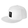 Fashion Black and white John Locke Lost tv show quote poster Flat Brim Sun Hat  Vintage Distressed Unisexs Hats