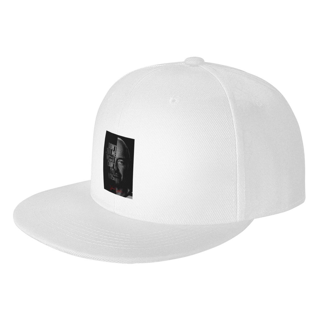 Fashion Black and white John Locke Lost tv show quote poster Flat Brim Sun Hat Vintage Distressed Unisexs Hats