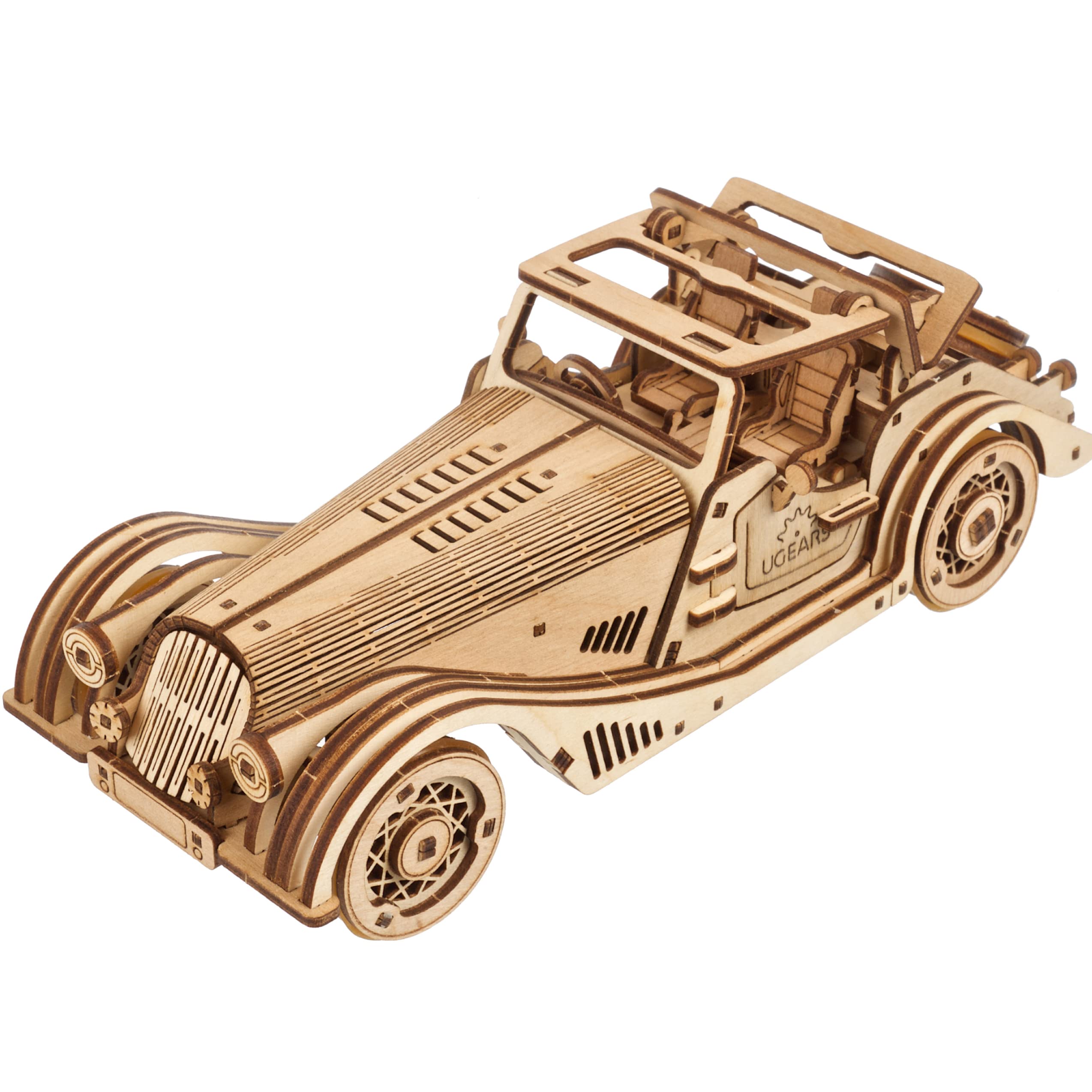 

Ugears Sports Car Rabbit Mouse 70202 Wooden Puzzle, Crafts & Models, No Glue or Tools Required, for Adults and Kids