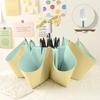 Women's Dual-Use UV-Blocking Ice Cream Color Sun & Rain Umbrella