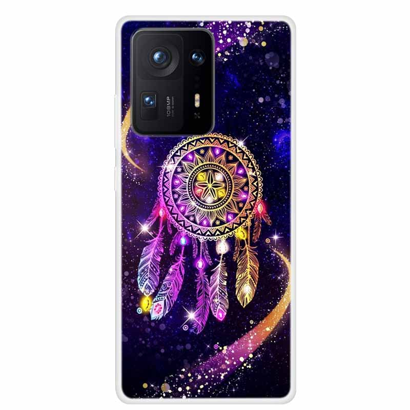 For Xiaomi Mix 4 Case Luxury Soft Silicone Back Cover Phone Case For Xiaomi Mi Mix4 Coque TPU Cartoon 2106118C Fashion Funda