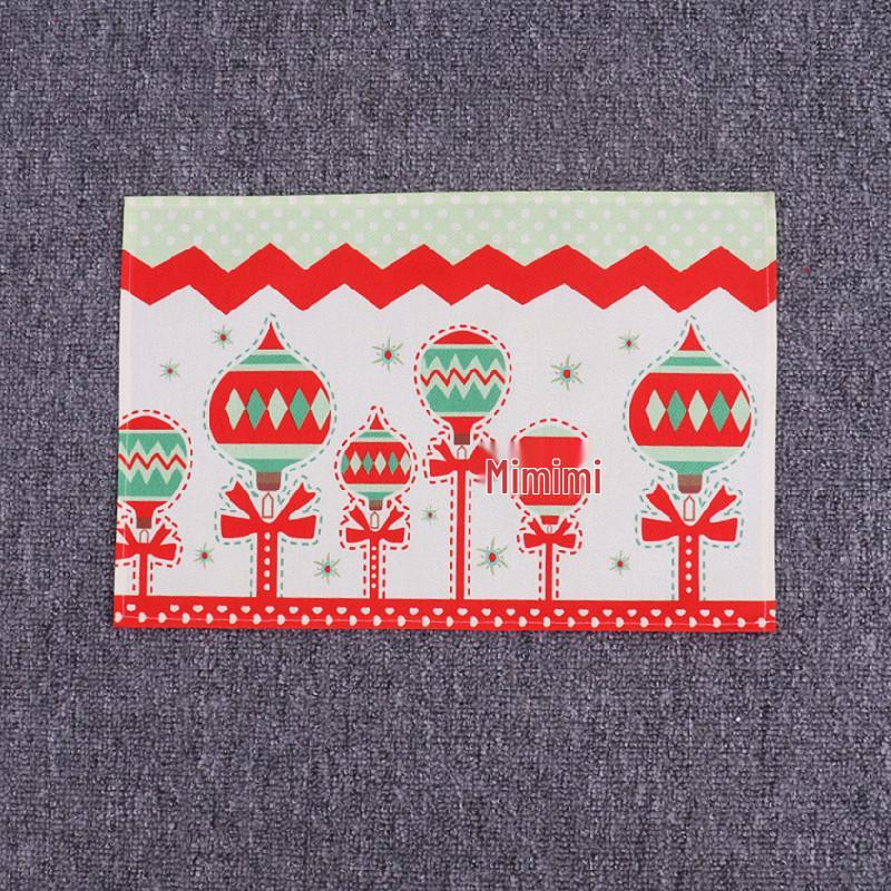 Christmas Dining Table Mat for Family Gatherings and Parties