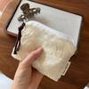 Lace Embroidered Mini Women's Makeup Bag Portable Lipstick Cosmetic Organizer Wallet