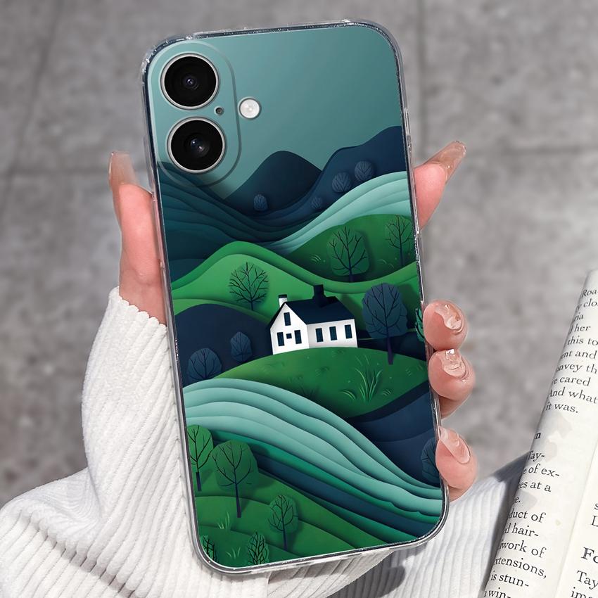 For iPhone 17 Air 16 15 14 13 Pro Max Plus 16e Luxury Clear Phone Case Cute Couple Piggy Pattern Soft Silicone Anti Slip Shell For iPhone Bumper Cover